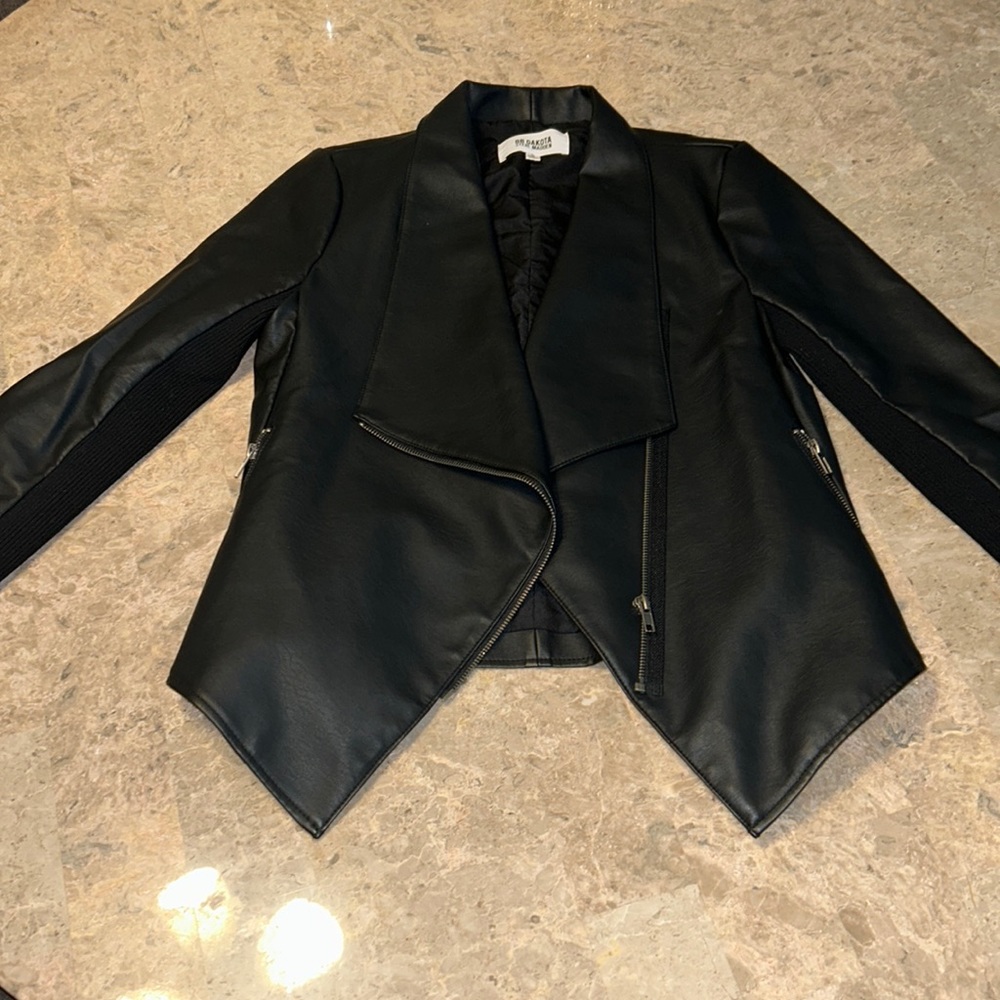 Steve Madden - Double Breasted Faux Leather Jacket